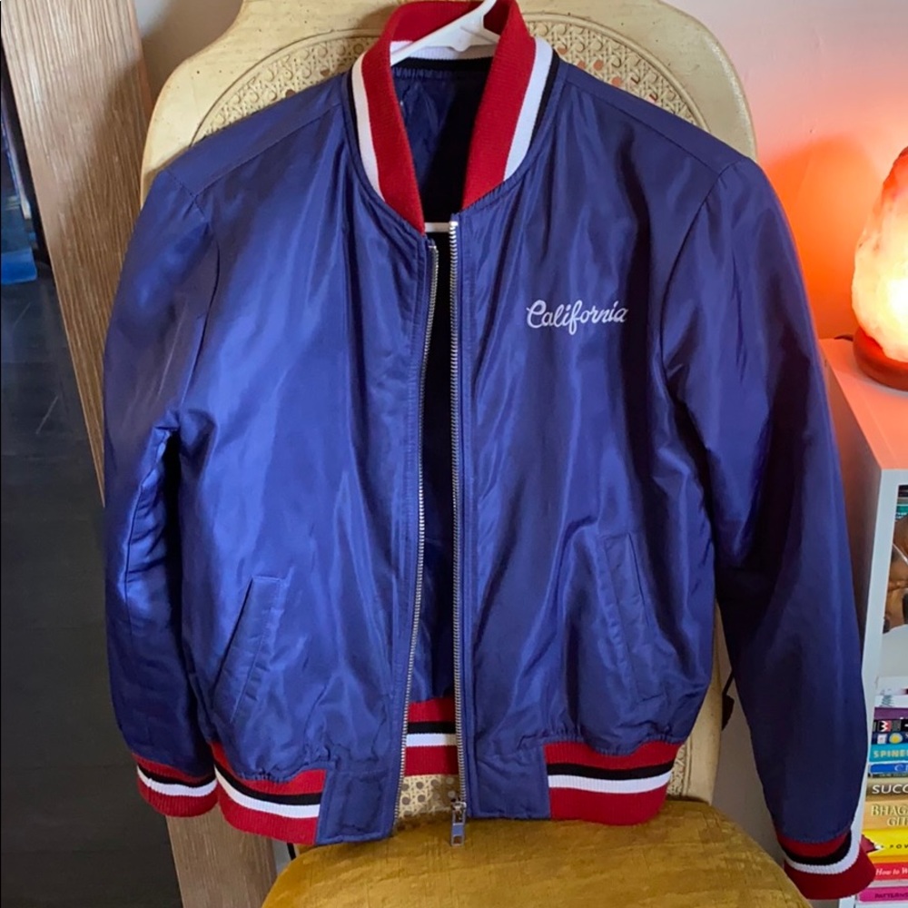 Embroidered bomber jacket - Picture 4 of 10